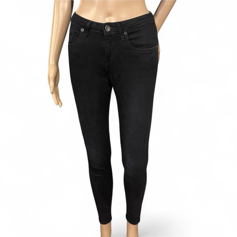 Levi's Made & Crafted Sliver High Skinny Black Denim Jeans Size 25 PREMIUM JEANS